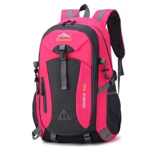 Pink and Black Men's Backpack - 40L